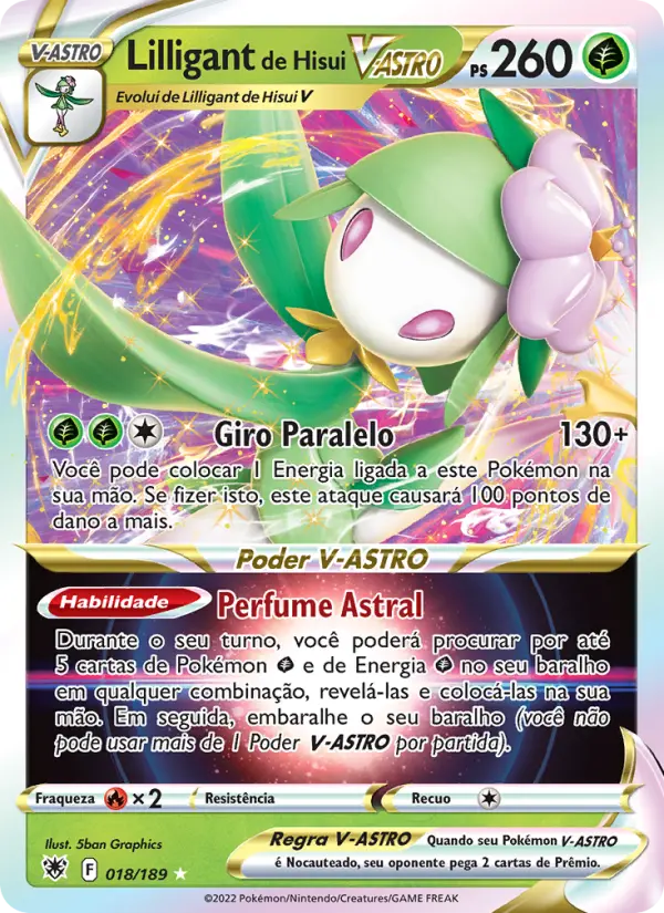 Lilligant de Hisui V-ASTRO 018/189