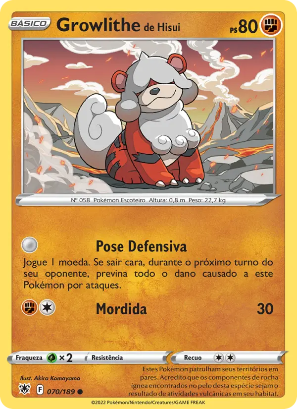 Growlithe de Hisui 070/189
