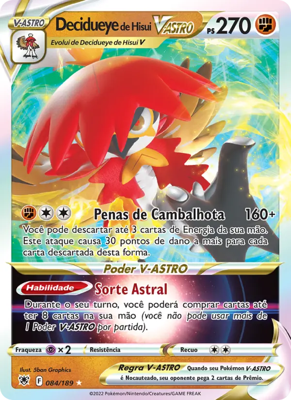 Decidueye de Hisui V-ASTRO 084/189
