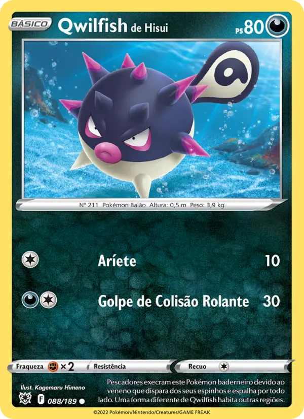 Qwilfish de Hisui 088/189