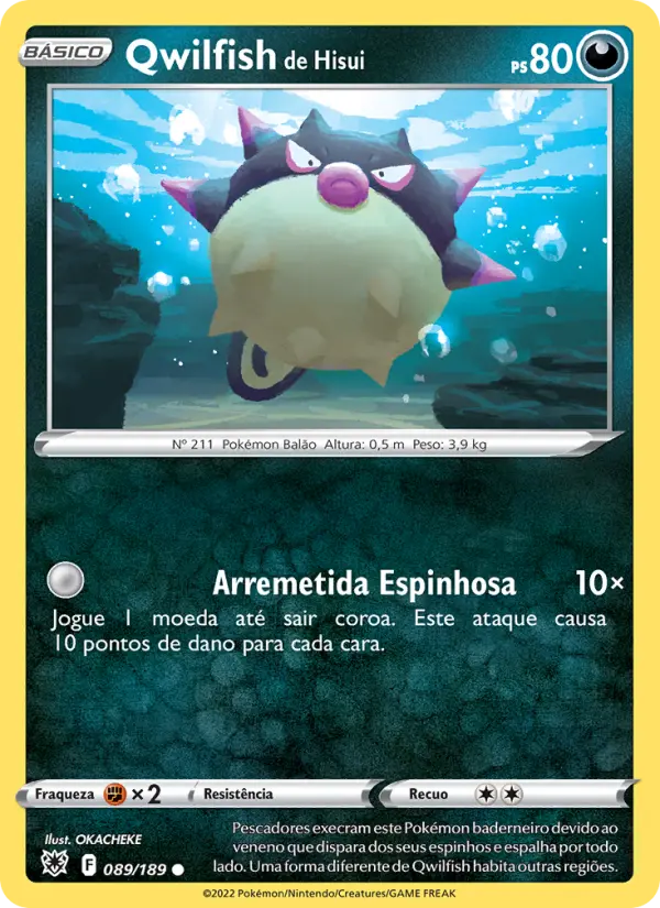 Qwilfish de Hisui 089/189