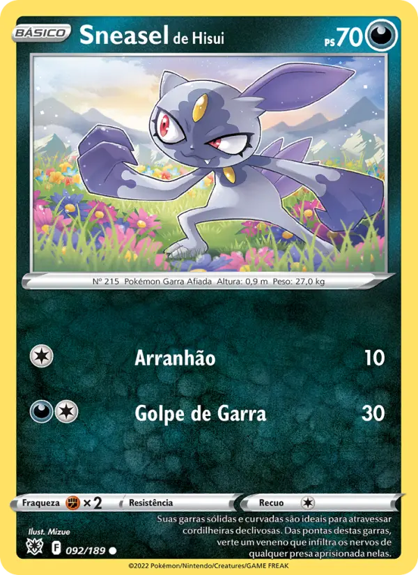 Sneasel de Hisui 092/189