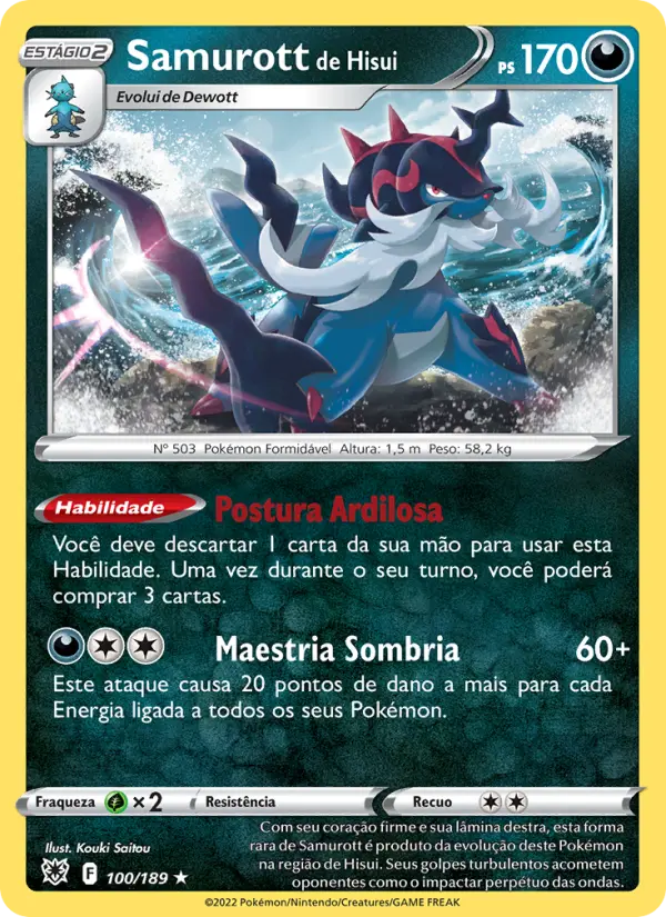 Samurott de Hisui 100/189