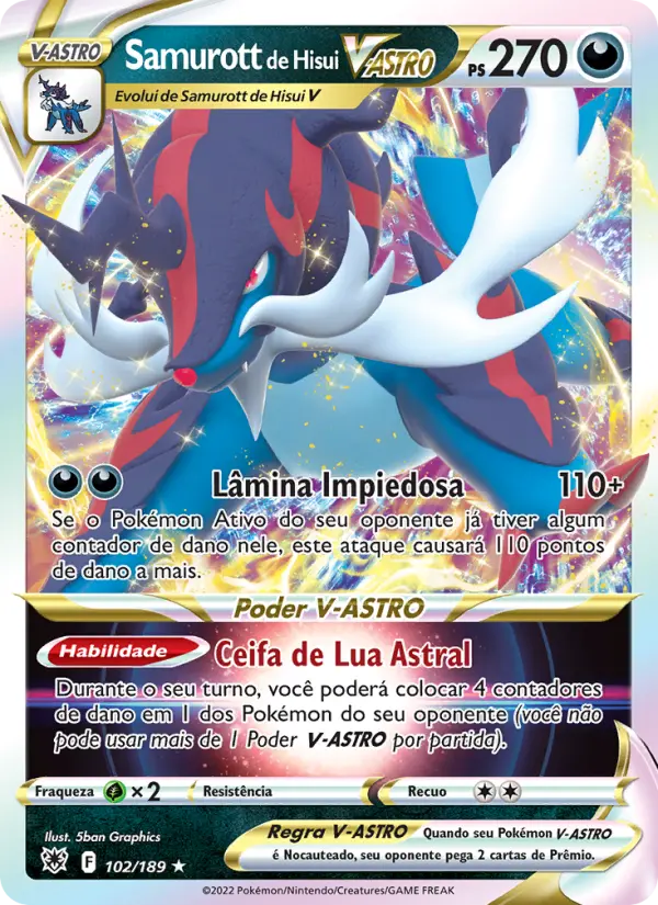 Samurott de Hisui V-ASTRO 102/189
