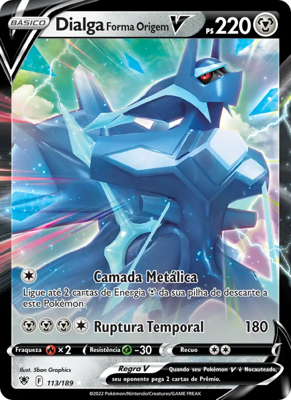 Dialga Forma Origem V 113/189