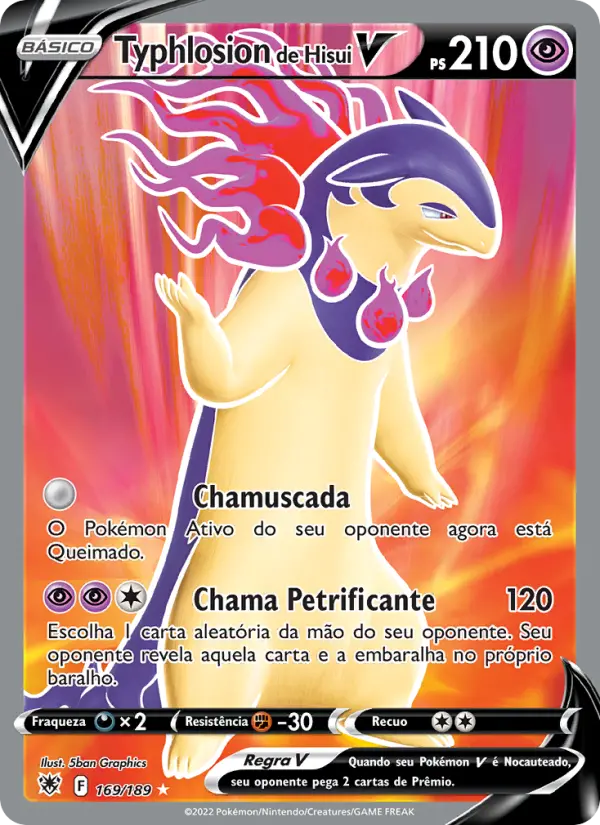 Typhlosion de Hisui V 169/189