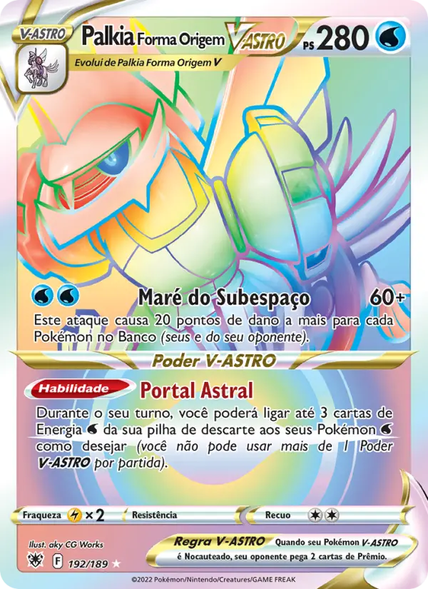 Palkia Forma Origem V-ASTRO 192/189