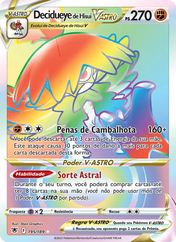 Decidueye de Hisui V-ASTRO 195/189
