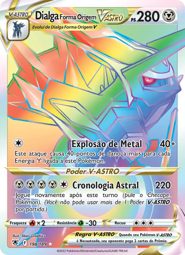 Dialga Forma Origem V-ASTRO 198/189