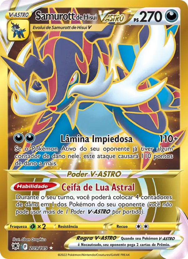Samurott de Hisui V-ASTRO 209/189