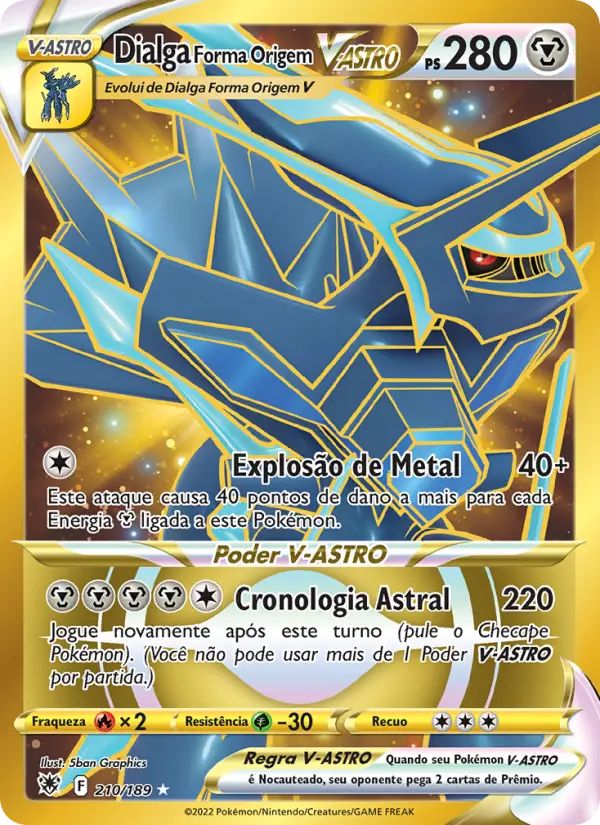 Dialga Forma Origem V-ASTRO 210/189