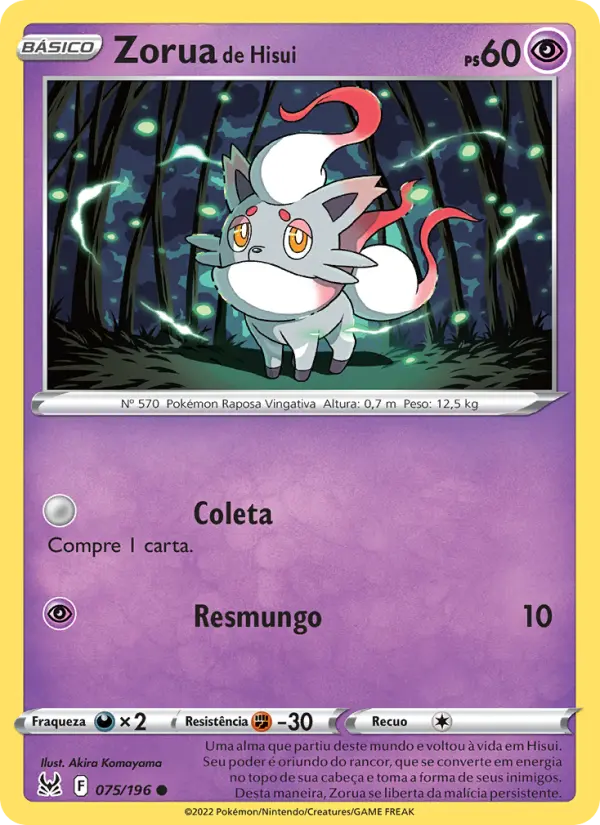 Zorua de Hisui 075/196
