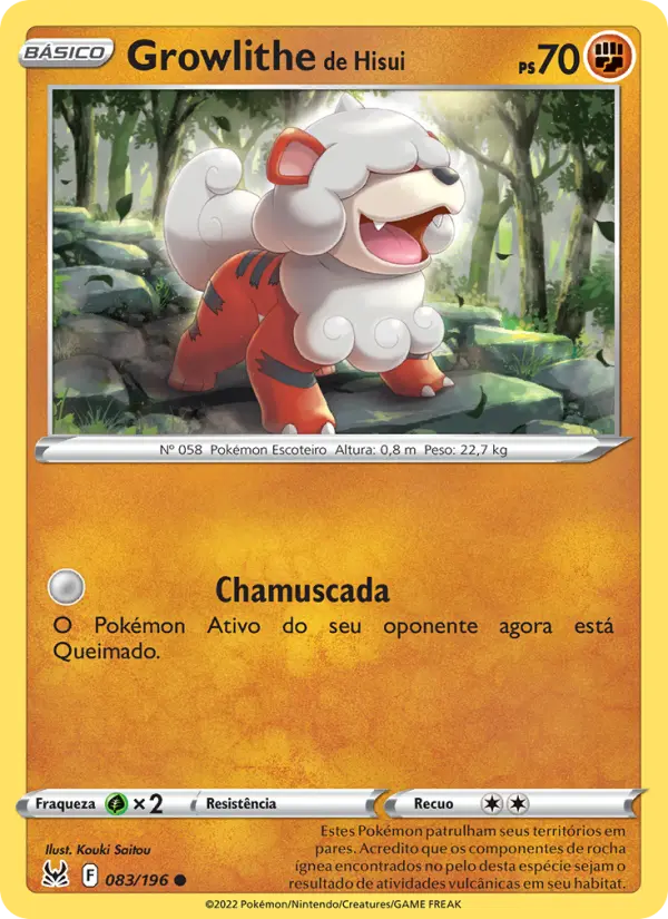 Growlithe de Hisui 083/196