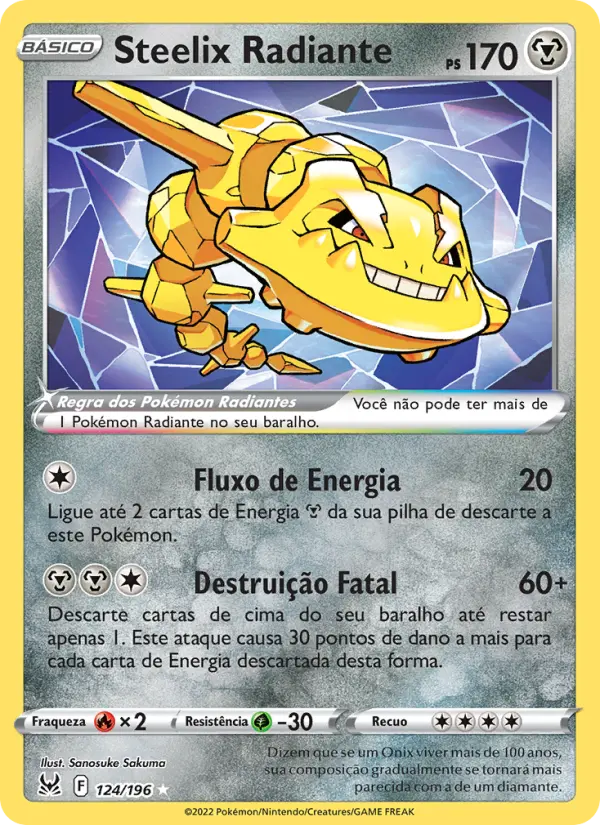 Steelix Radiante 124/196