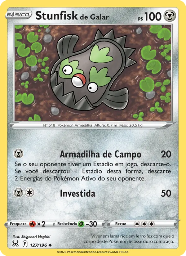 Stunfisk de Galar 127/196