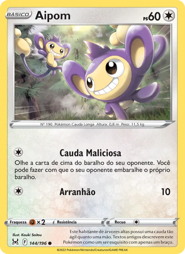 Aipom 144/196