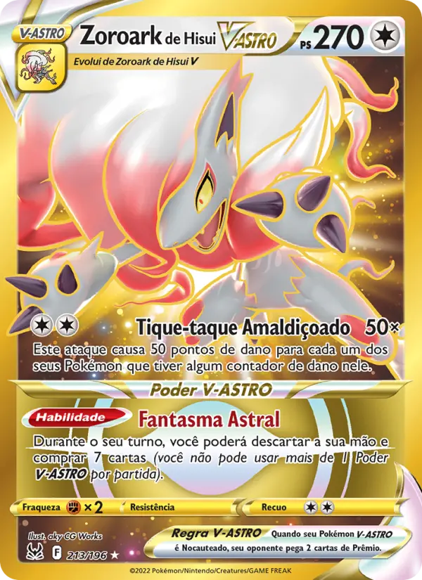 Zoroark de Hisui V-ASTRO 213/196