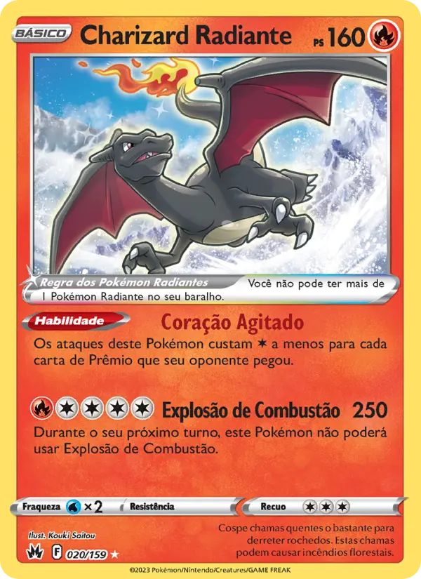 Charizard Radiante 020/159