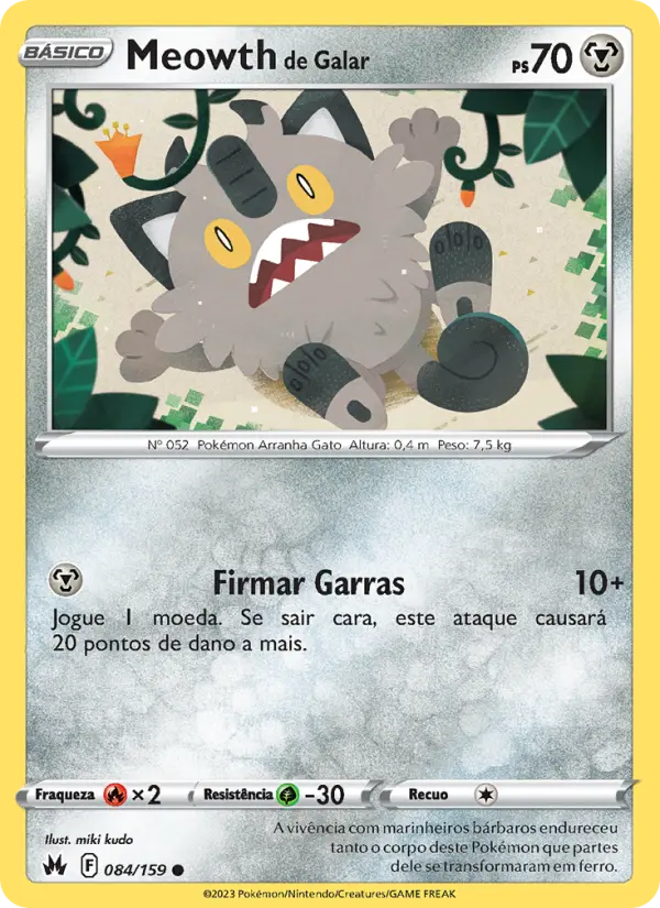 Meowth de Galar 084/159