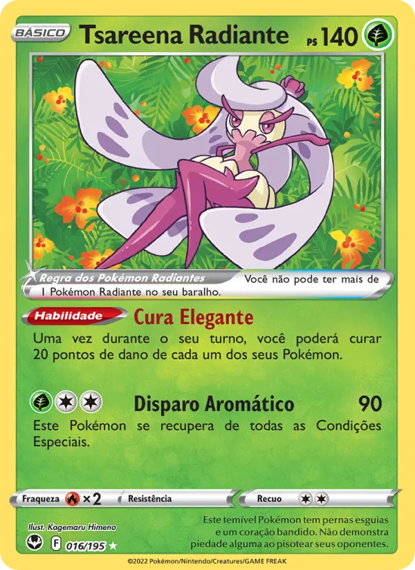 Tsareena Radiante 016/195
