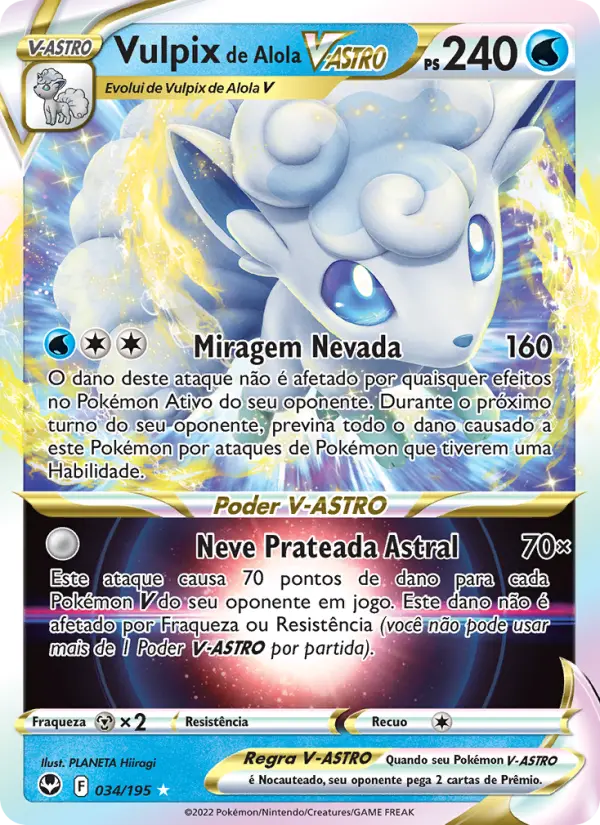 Vulpix de Alola V-ASTRO 034/195