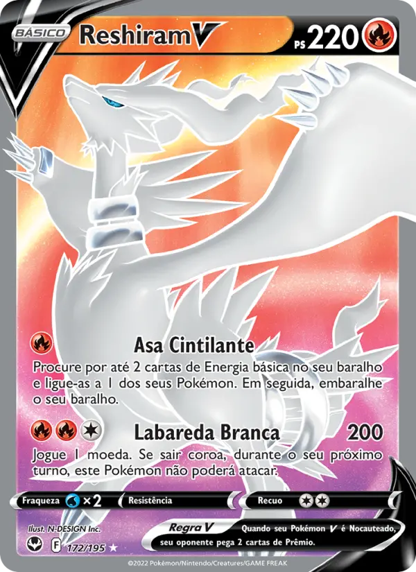 Reshiram V 172/195