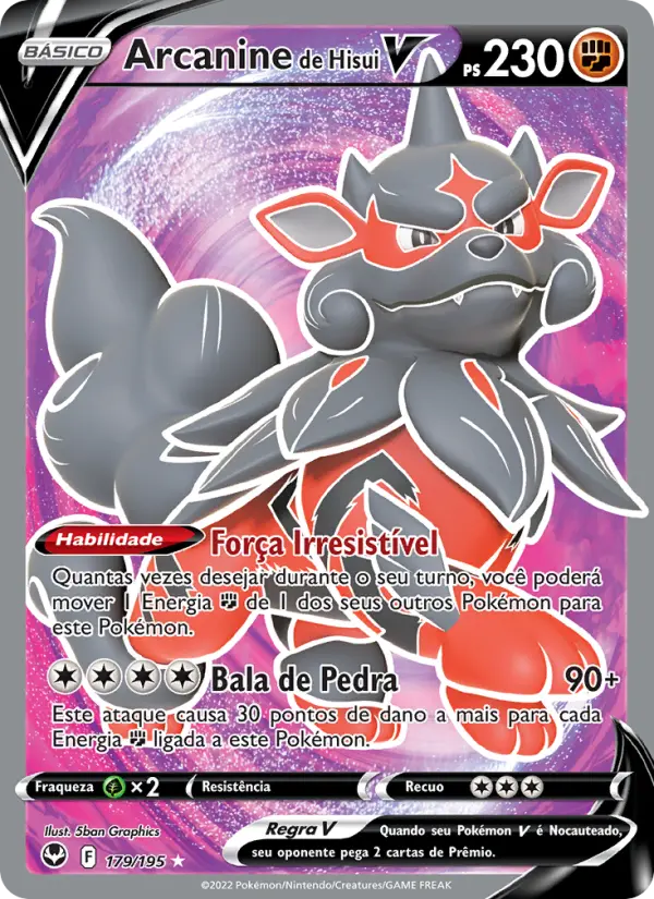 Arcanine de Hisui V 179/195