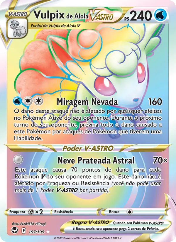 Vulpix de Alola V-ASTRO 197/195