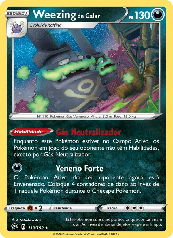 Weezing de Galar 113/192