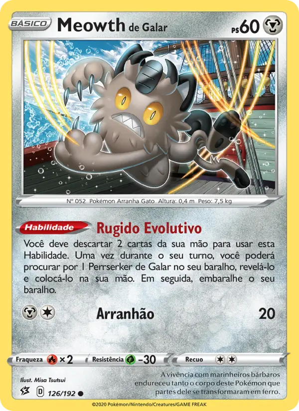 Meowth de Galar 126/192