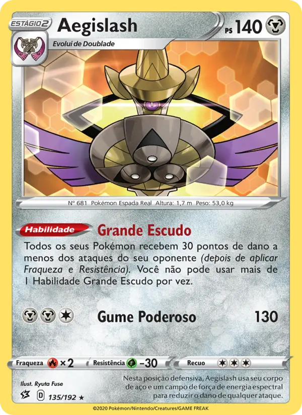 Aegislash 135/192