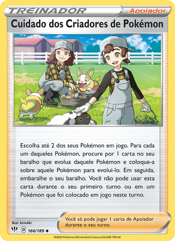 Cuidado dos Criadores de Pokémon 166/189