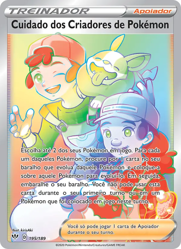 Cuidado dos Criadores de Pokémon 195/189