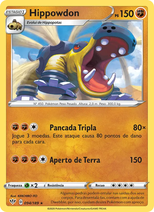 Hippowdon 94/189