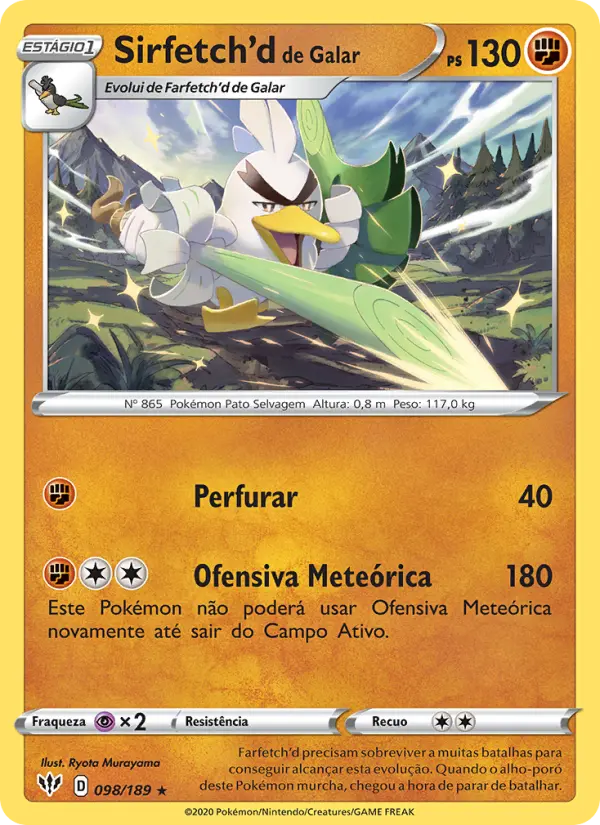 Sirfetch'd de Galar 98/189