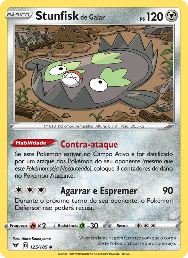 Stunfisk de Galar 125/185