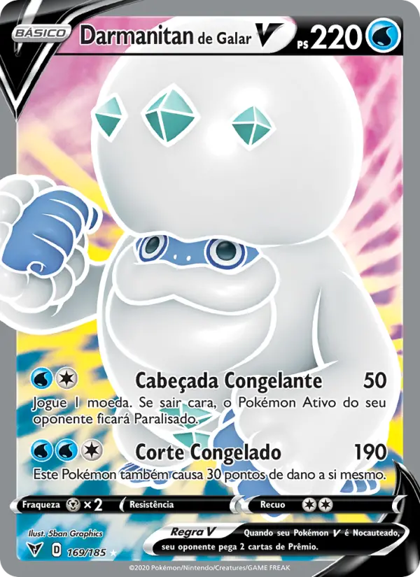 Darmanitan de Galar V 169/185