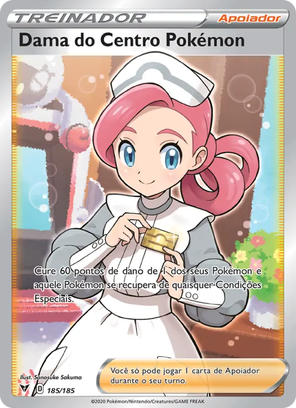 Dama do Centro Pokémon 185/185