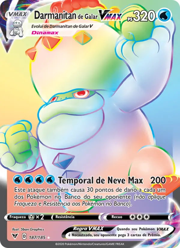 Darmanitan de Galar VMAX 187/185