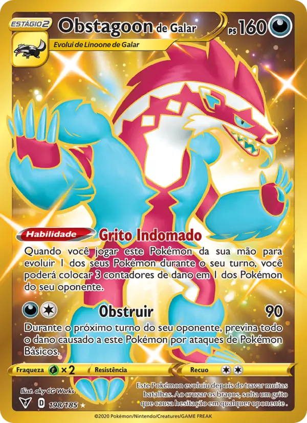 Obstagoon de Galar 198/185