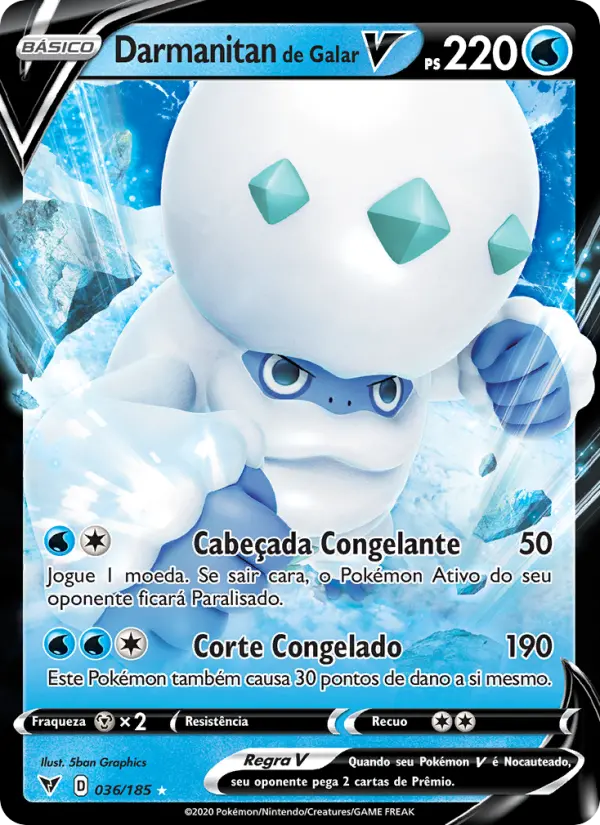 Darmanitan de Galar V 36/185
