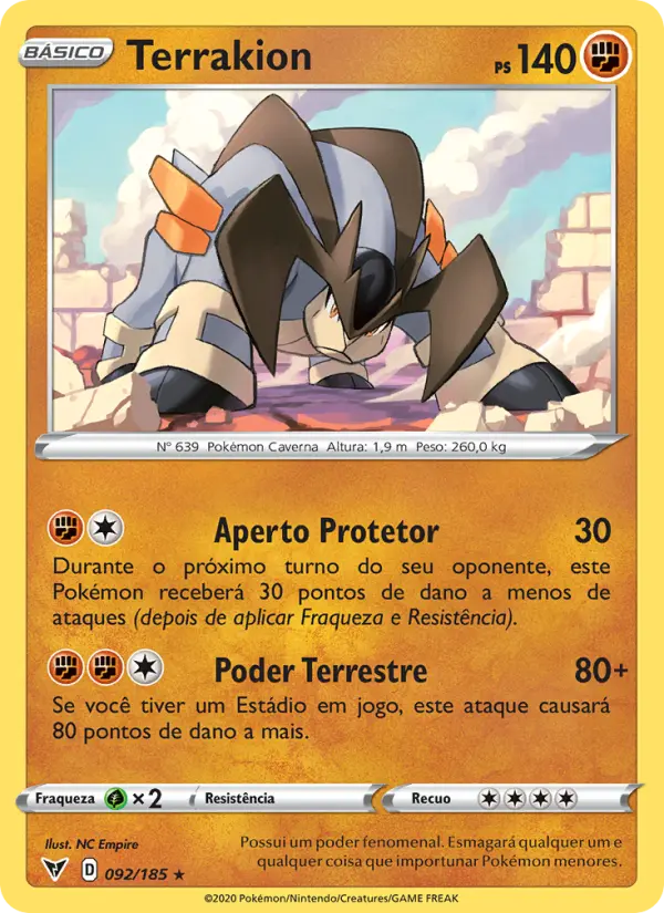 Terrakion 92/185