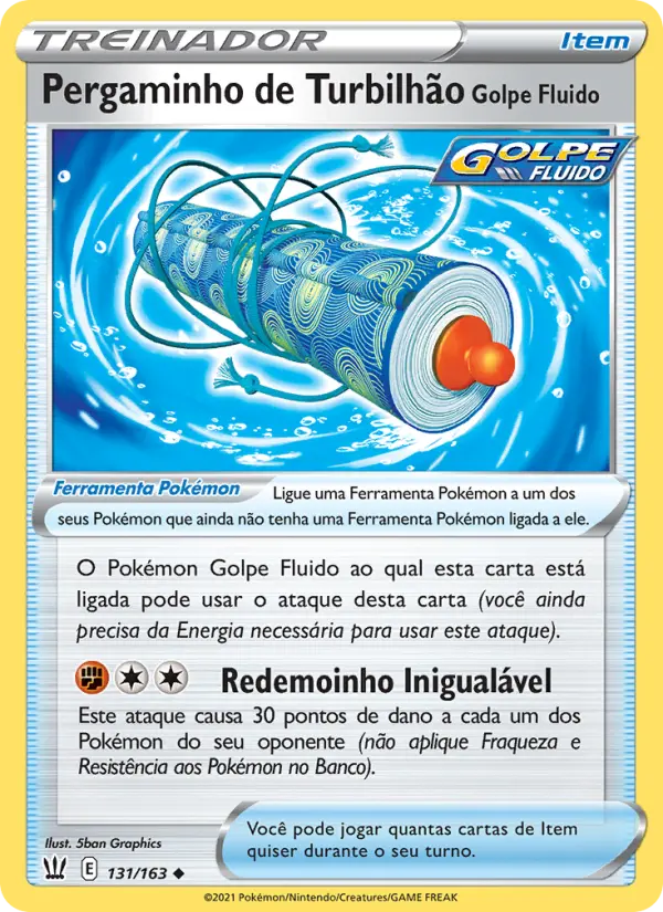 Pergaminho de Turbilhão Golpe Fluido 131/163