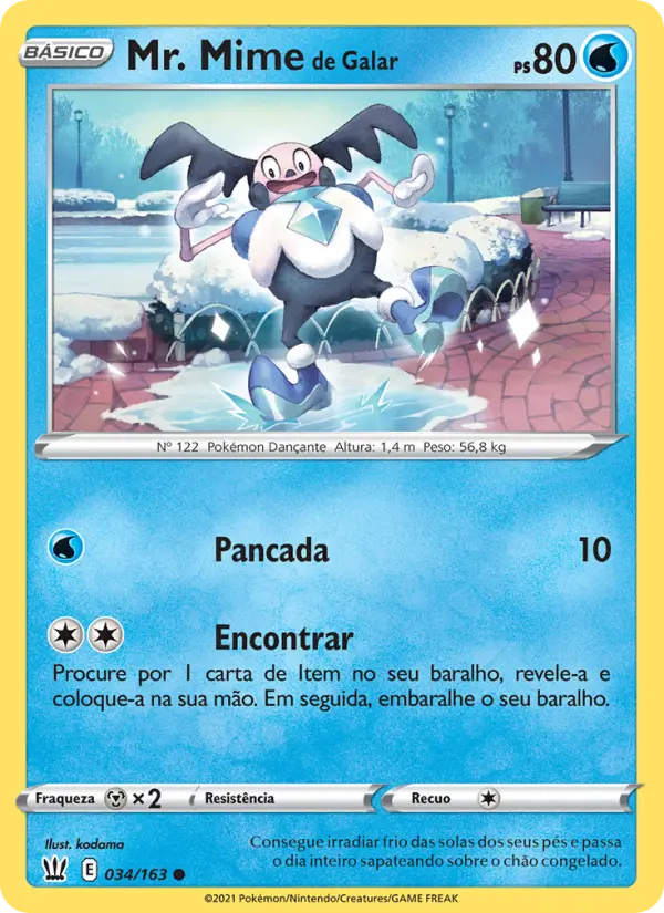 Mr. Mime de Galar 34/163