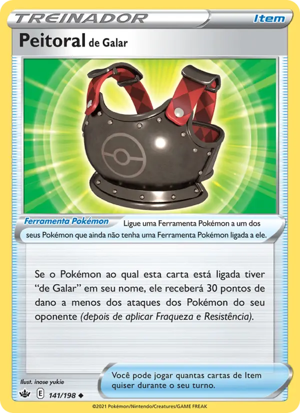 Peitoral de Galar 141/198