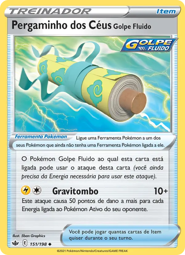 Pergaminho dos Céus Golpe Fluido 151/198
