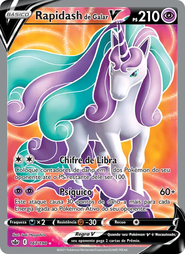 Rapidash de Galar V 167/198