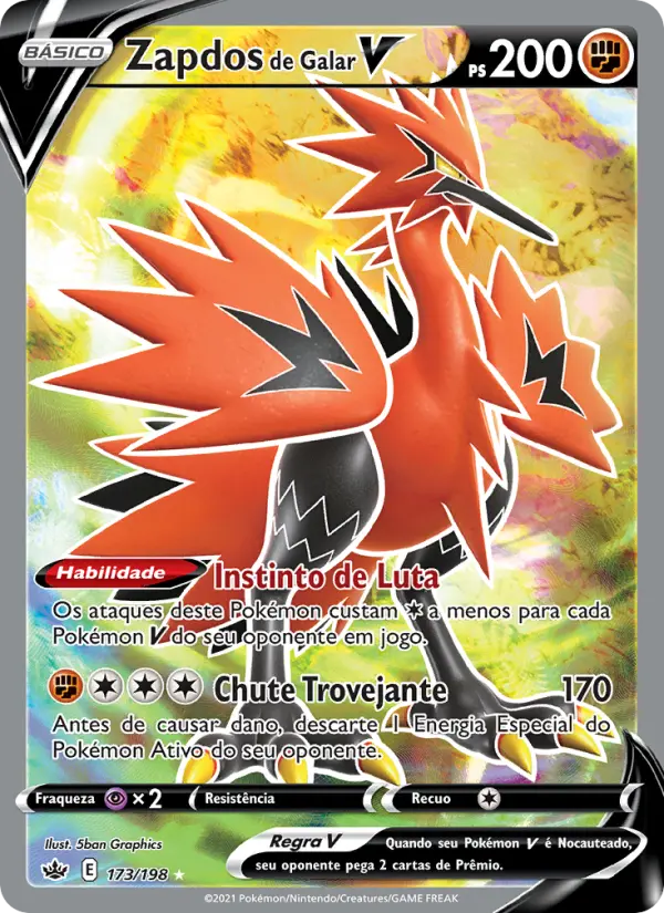 Zapdos de Galar V 173/198