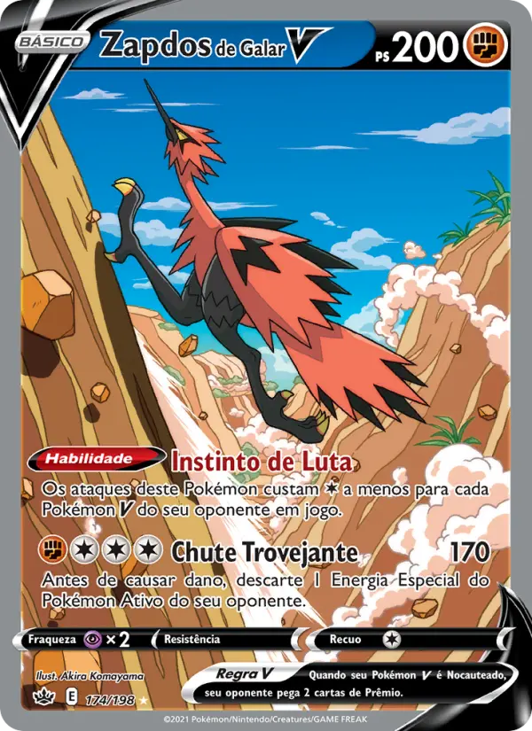 Zapdos de Galar V 174/198