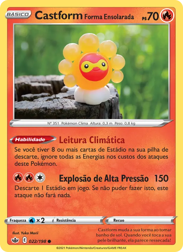 Castform Forma Ensolarada 22/198